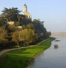 Vue de Saint-Florent-le-Vieil où l'armée vendéenne franchit la Loire le 18 octobre 1793