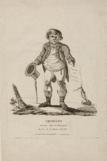 Georges Cadoudal « fameux chef de brigands », caricature du temps