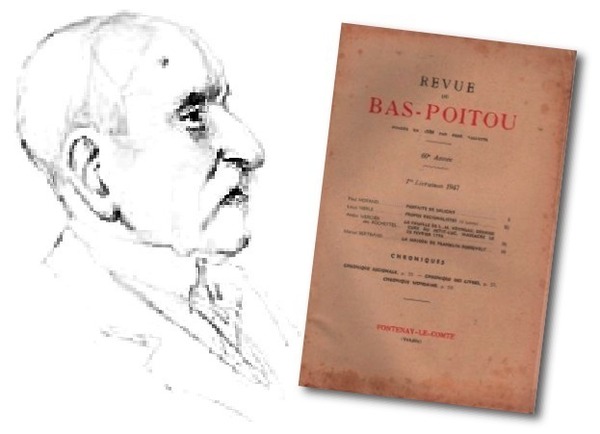 Portrait de René Vallette, fondateur de la Revue du Bas-Poitou