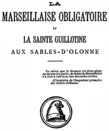 98 guillotinés aux Sables sous la Terreur