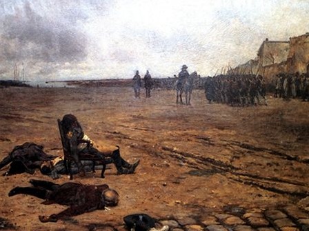 La Mort de d'Elbée, par Julien Le Blant (1878)