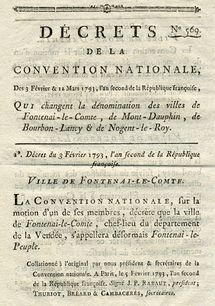 De Saint-Denis-d'Anjou à Bourg-la-Montagne, la déchristianisation des noms de communes sous la Révolution