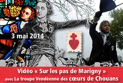 La Troupe des Cœurs de Chouans sur les traces de Marigny ce 3 mai 2014